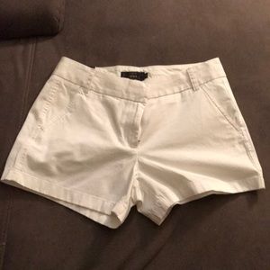 NWT Jcrew Chino shorts white size 10
